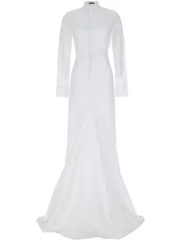 Платье макси от Che Factory Ann Demeulemeester, белый