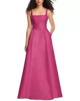 Платье макси от Dessy Group THE DESSY GROUP, розовый