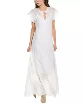 Платье макси от rag & bone Delancy, белый