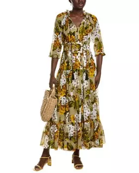 Платье макси от Samantha Sung Eden, желтый