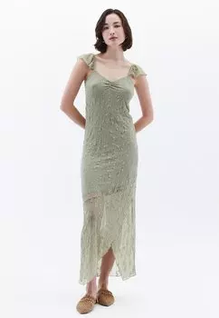 Платье макси OXXO, хаки