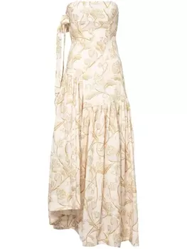 Платье макси Palmarie Perla Agua By Agua Bendita, бежевый