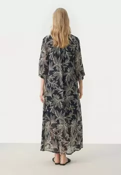 Платье макси Part Two, темно-синий