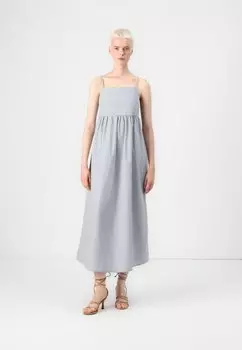 Платье макси PCFELINE STRAP Pieces, синий