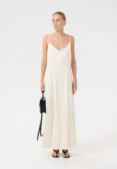 Платье макси PELO Gestuz, кремовый