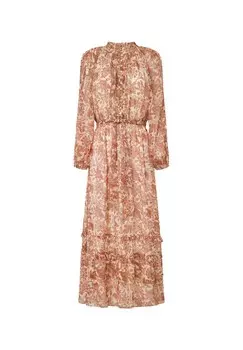 Платье макси Pepe Jeans Dress RIKKY, розовый