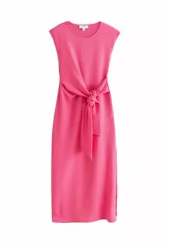 Платье макси PETITE FIT - TEXTURED TIE WAIST Next, розовый