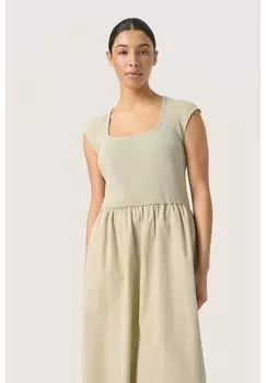 Платье макси PHOEBE Soaked in Luxury, светло-зеленый