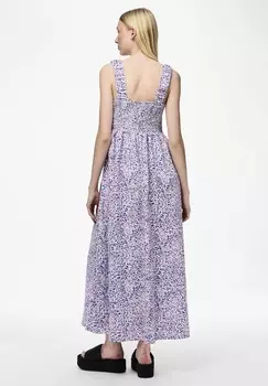 Платье макси Pieces, светло-голубой