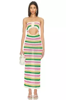 Платье макси пиппа Lovers And Friends, мультиколор