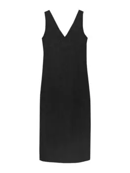 Платье макси Pull&Bear Dress, черный деним