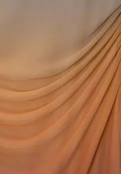 Платье макси PULL&BEAR, оранжевый