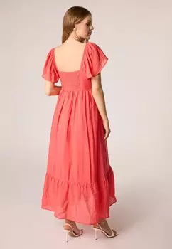 Платье макси QUIOSQUE, коралловый