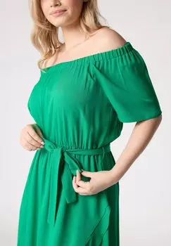 Платье макси QUIOSQUE, зеленый