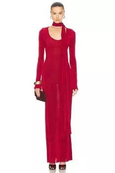 Платье Макси Рашель SER.O.YA, цвет Ruby Red