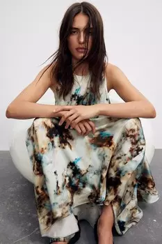 Платье макси reenagz p Gestuz, коричневый