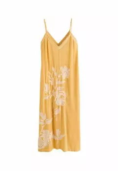 Платье макси REGULAR FIT - EMBROIDERED SLIP Rockett St George, желтый