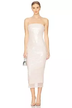 Платье макси reine Superdown, розовый