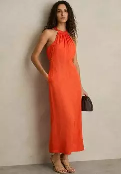 Платье макси Reiss, красный