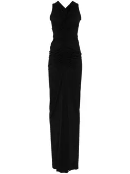 Платье макси Rick Owens Lilies Poppy, черный