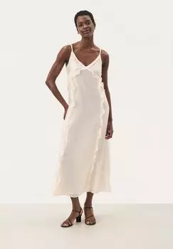 Платье макси ROMA Part Two, кремовый