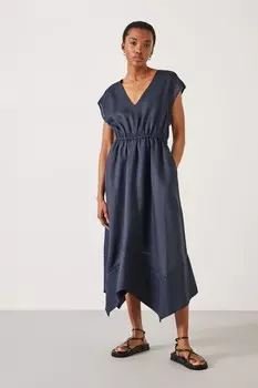 Платье макси Rudy из 100% хлопка Hush, синий