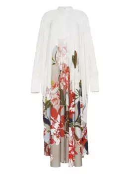 Платье макси Rysa Adam Lippes, нейтральный