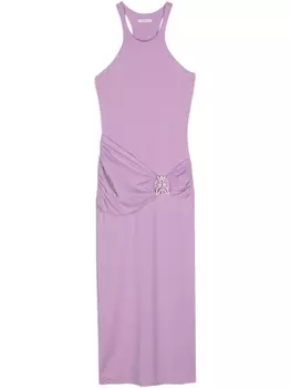 Платье макси с аппликацией Fly Patrizia Pepe, фиолетовый