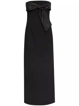 Платье макси с бантом DSQUARED2, черный