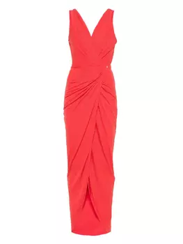 Платье макси с блестками NISSA, красный