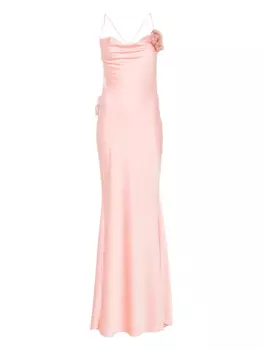 Платье макси с цветочной аппликацией Parlor, розовый