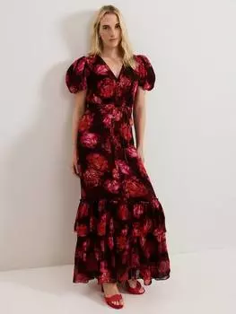 Платье макси с цветочным рисунком amaris Phase Eight, разноцветный