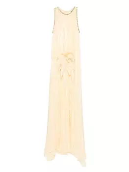 Платье макси с цветочным узором Genny, желтый