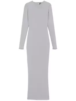 Платье макси с длинными рукавами ENTIRE STUDIOS, серый