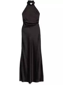 Платье макси с драпировкой Atu Body Couture, черный