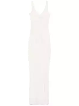 Платье макси с драпировкой MANURI, белый