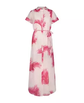 Платье макси с каннским принтом и бантом Fabienne Chapot, мультиколор