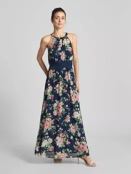 Платье макси с кружевной отделкой модель «МИЛИНА» Vila