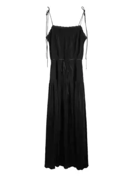 Платье макси с кулиской Ciao Lucia, черный