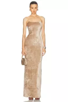 Платье макси с квадратным вырезом Priscavera, цвет Sand