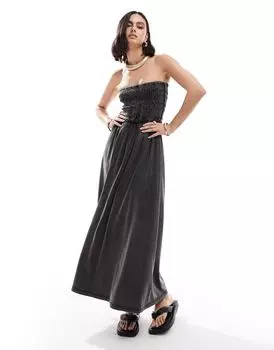 Платье макси с лифом и пышной юбкой ASOS DESIGN