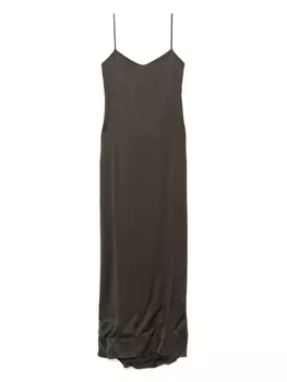 Платье макси с открытой спиной Andrea Ya'aqov, коричневый
