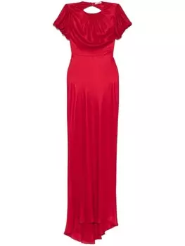 Платье макси с открытой спиной Parlor, красный