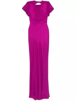 Платье макси с открытой спиной Parlor, розовый