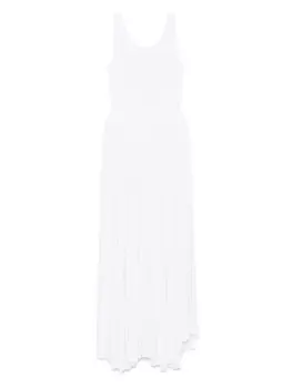 Платье макси с открытой спиной PNK, белый