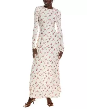 Платье макси с открытой спиной WeWoreWhat, белый