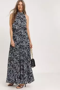 Платье макси с плиссировкой Jd Williams, черный