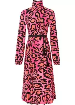 Платье макси с поясом Bodyflirt Boutique, розовый