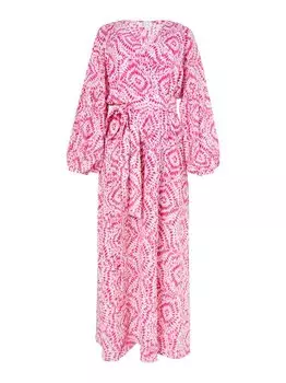 Платье макси с принтом Izia, розовый