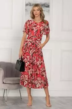 Платье макси с принтом Julita Jolie Moi, розовый